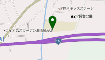 茅ヶ崎市立汐見台小学校の地図画像