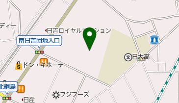 横浜市立箕輪小学校の地図画像