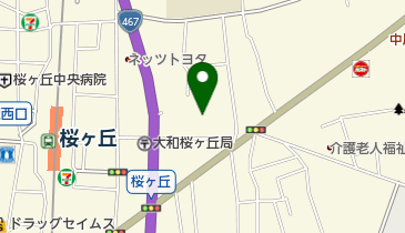 大和桜ケ丘幼稚園の地図画像