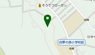 四季の森幼稚園の地図画像