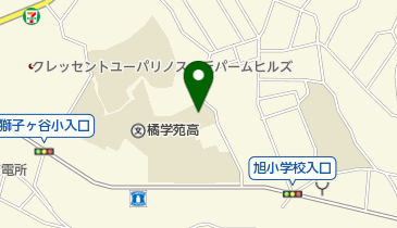 橘幼稚園の地図画像