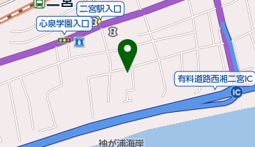 認定こども園二宮めぐみ幼稚園の地図画像