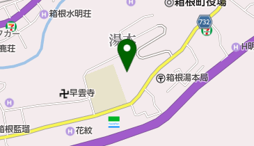 箱根町立湯本幼稚園の地図画像