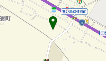 三春幼稚園の地図画像