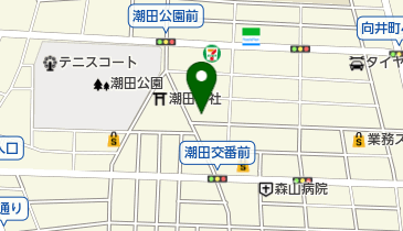 潮田幼稚園の地図画像