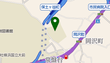 横浜市立ろう特別支援学校の地図画像