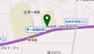 京急自動車学校茅ヶ崎校の地図画像
