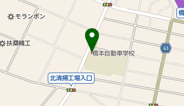 橋本自動車学校の地図画像