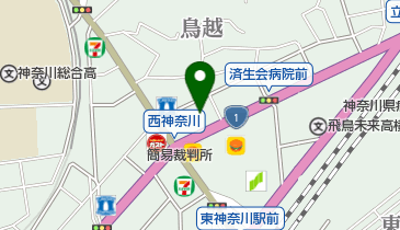 横浜ビューティーアート専門学校の地図画像