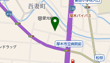 厚木看護専門学校の地図画像