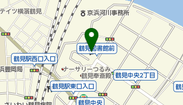 横浜市立鶴見保育園の地図画像