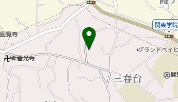 三春台保育園の地図画像