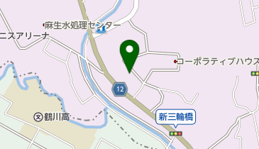 上麻生保育園の地図画像