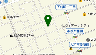 大和市立若葉保育園の地図画像