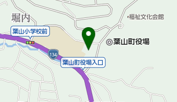 葉山町立葉山保育園の地図画像