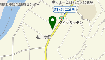 駒岡こども園の地図画像