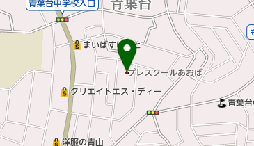 プレスクールあおばの地図画像