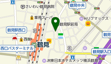 鶴見ポケット保育園の地図画像