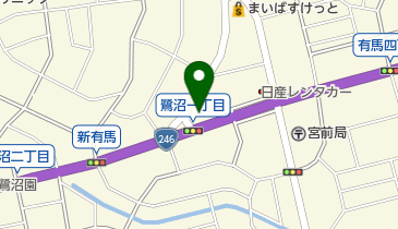 明日葉保育園鷺沼園の地図画像