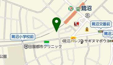 ナーサリールームベリーベアー鷺沼の地図画像