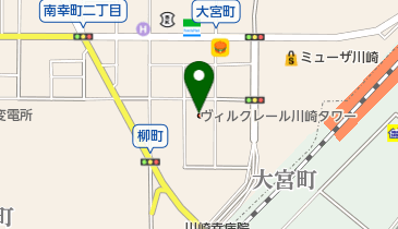 かわさき大宮町保育園の地図画像