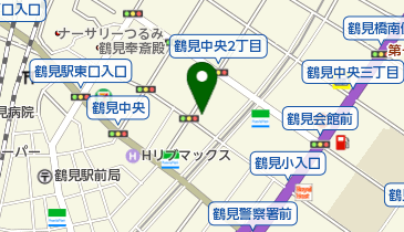 ポピンズナーサリースクール鶴見の地図画像