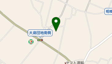 大島幼稚園の地図画像