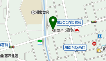 湘南台つぼみの地図画像