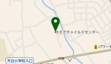 かえでチャイルドセンターの地図画像