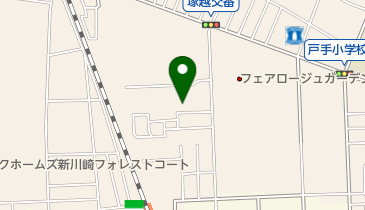 にじいろ保育園塚越の地図画像