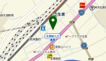 生麦ポケット保育園の地図画像