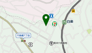 マフィス白楽ナーサリーの地図画像
