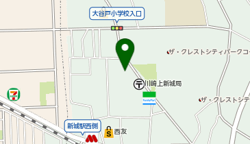 にじいろ保育園上新城の地図画像