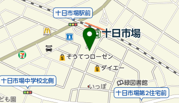 ツルセミ十日市場校の地図画像