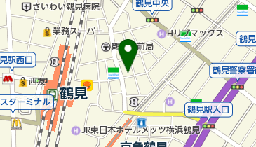 啓明館鶴見スクールの地図画像
