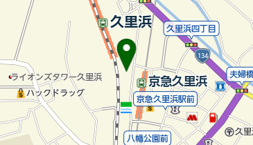 CG中萬学院久里浜スクールの地図画像