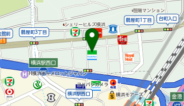 駿台予備学校横浜校1号館の地図画像