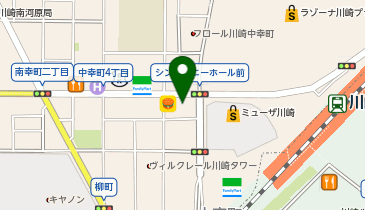 栄光ゼミナール高等部navio川崎校の地図画像