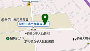 神奈川県立相模原中等教育学校の地図画像