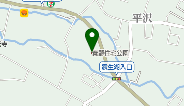 秦野住宅公園の地図画像