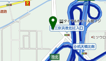 港北インター住宅公園の地図画像