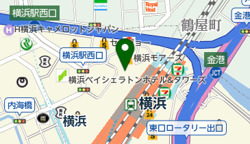 東急ストア横浜地下街店の地図画像