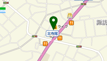 ライフ鶴見店の地図画像
