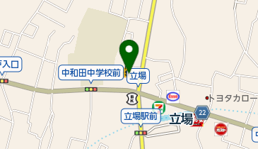 ヨークマート立場店の地図画像