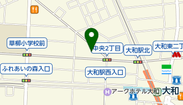 ヨークマート大和中央店の地図画像