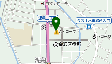 A・コープ金沢店の地図画像