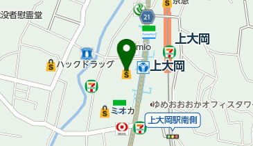 Fuji上大岡店の地図画像