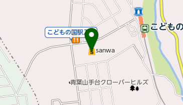 sanwa子供の国店の地図画像
