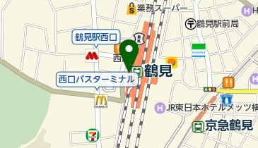 京急ストア鶴見西店の地図画像