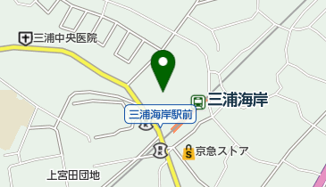 京急ストア三浦海岸店の地図画像